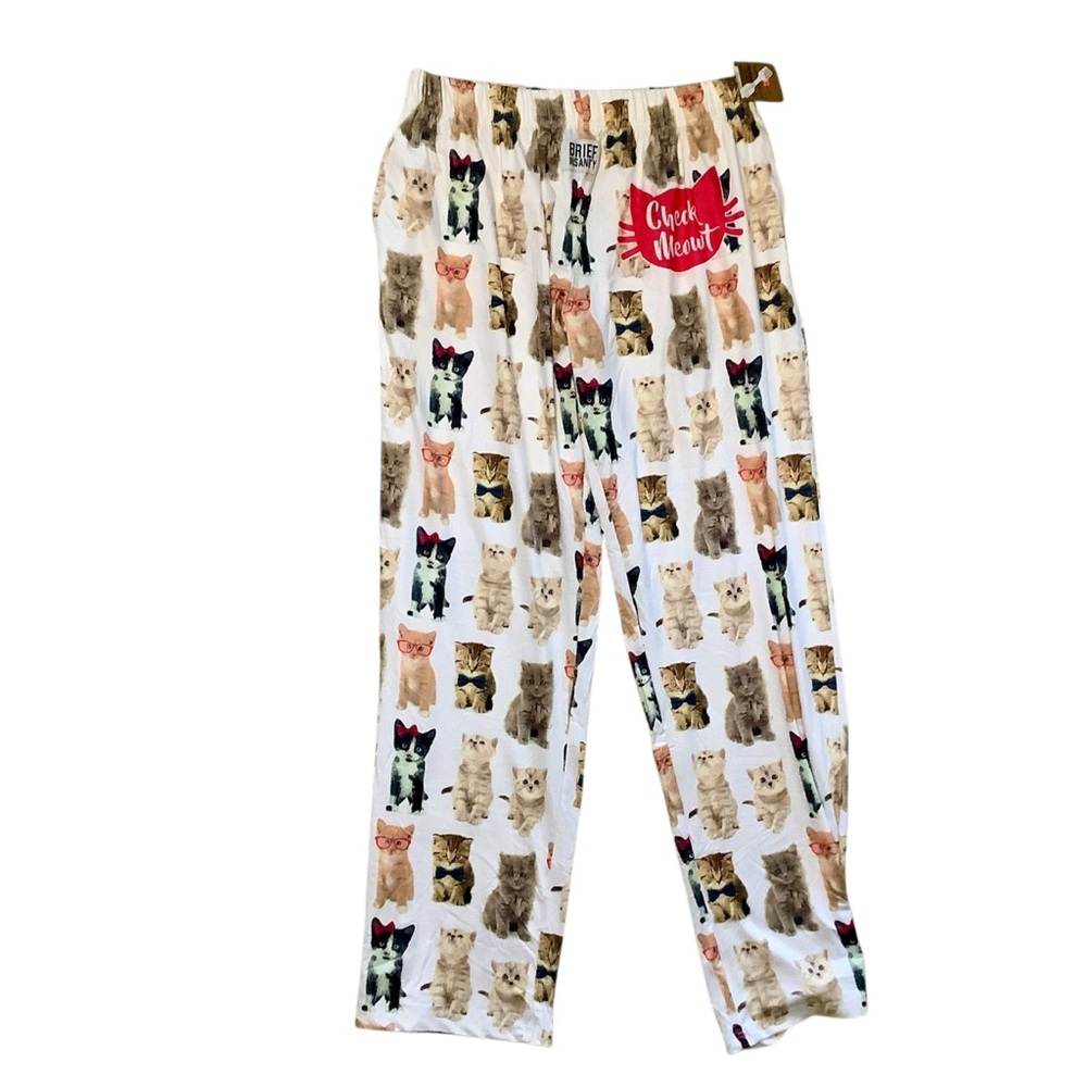 NWT Soft Cat Design Pajama Bottoms/Lounge Pants XXL